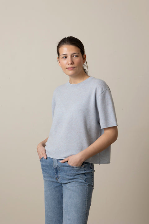 Topp - Cila T-Shirt Misty Blue