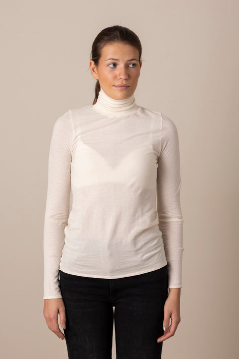 Genser - Gentle Turtleneck Pure Ecru