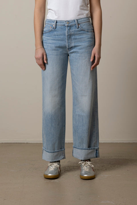 Jeans - The Dodger Button Hover Cuff I Could Care Less