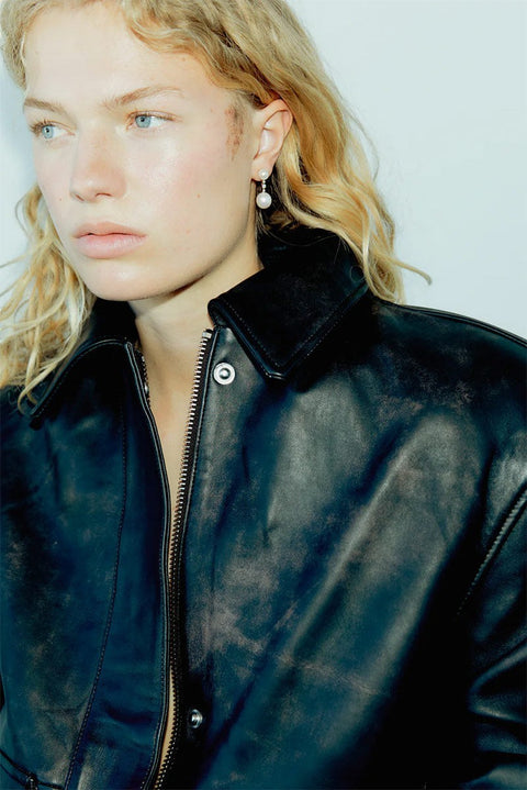 Øredobber - Odile Pearl Earrings Gold