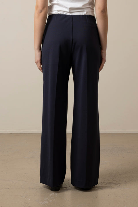 Bukse - Flared Trouser Techno Navy/Blue