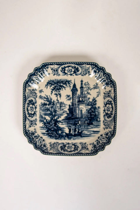 Tallerken - Estelle Blå