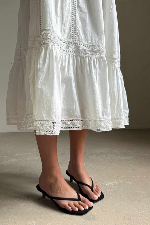 Kjole - Isolde SS Cotton Dress Pristine