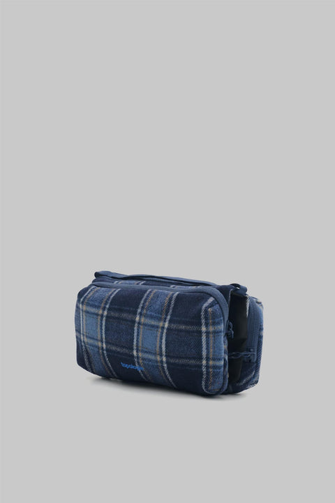 Veske - Bottle Sacoche Medium Blue Check