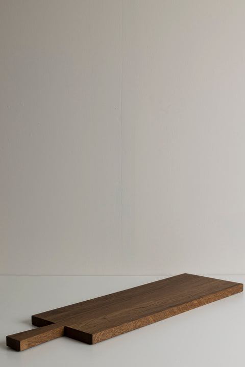 Skjærebrett - Langt 21x80cm Mørk Oljet Eik