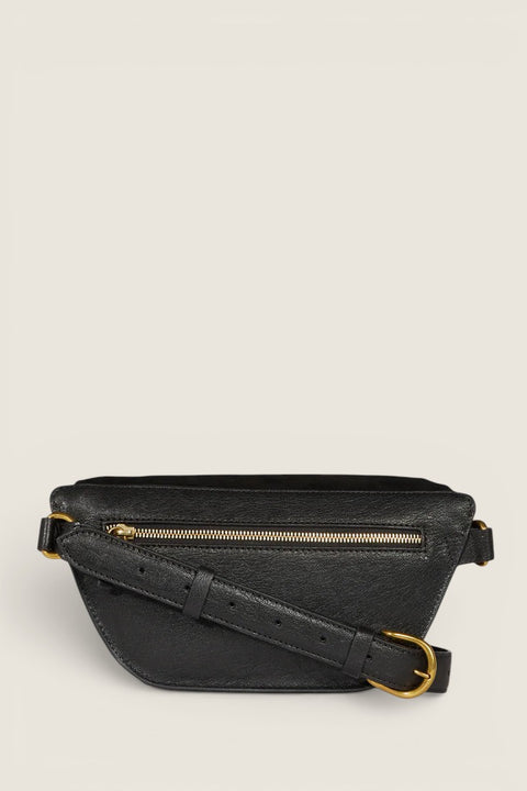 Veske - Lino Banane Split Suede Noir
