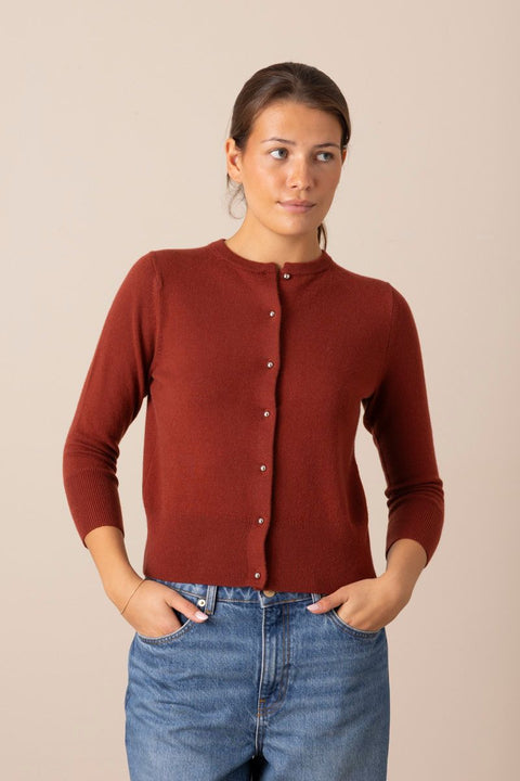 Cardigan - Metal Button Siena