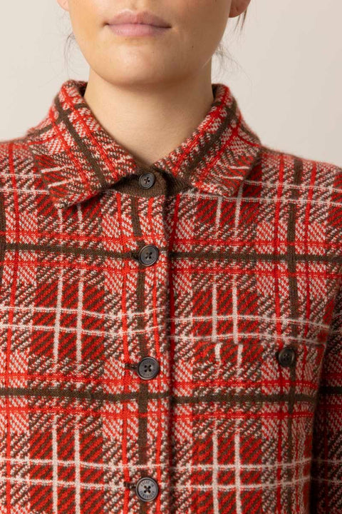 Jakke - Dylan Plaid Shirt Chili Combo