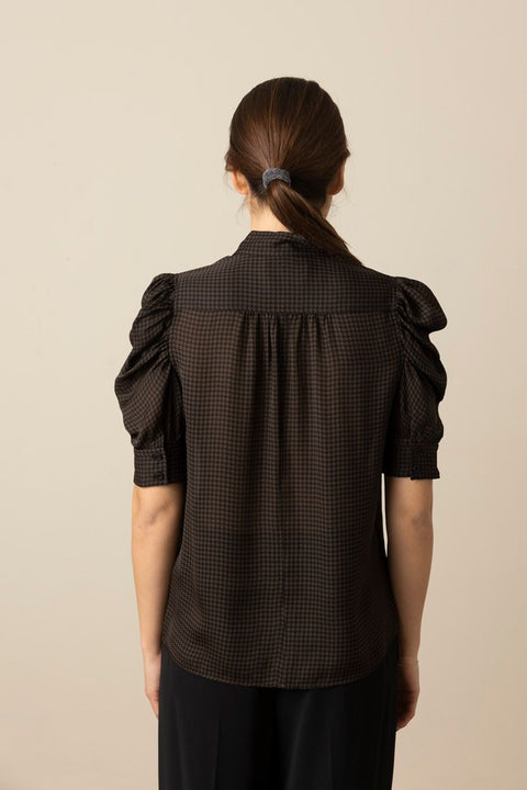 Topp - The Houndstooth Gillian Americano Multi