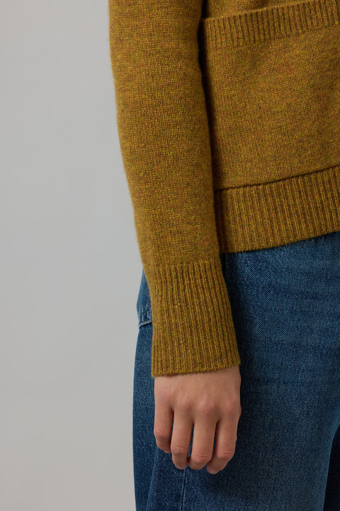 Cardigan - Boxy Turmeric