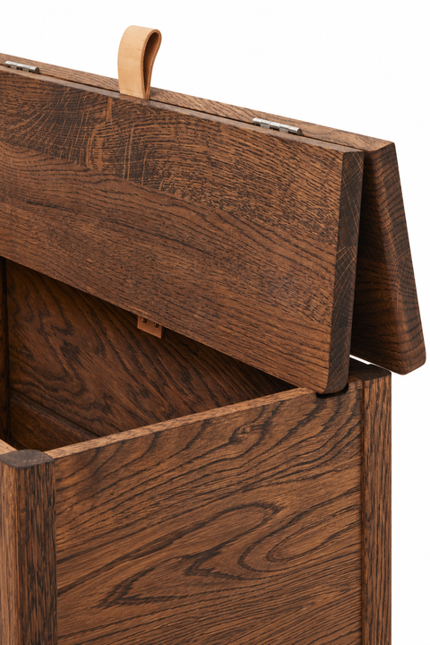 Benk - A Line Storage Bench 68 Røkt Eik