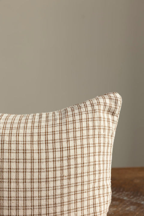 Putetrekk - Eco Simon 30x50cm Hvit/Brun