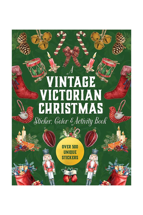 Aktivitetsbok - A Vintage Victorian Christmas Sticker, Color & Activity Book