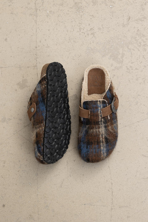 Sko - Faliero Sarti x Taji Scarpe Birken Kvadrati Blue