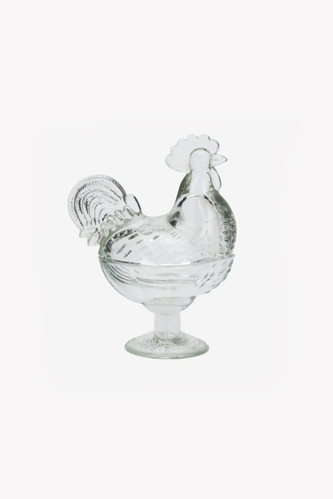 Skål - Glass Hen Bowl Clear