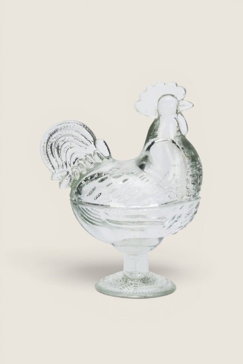 Skål - Glass Hen Bowl Clear