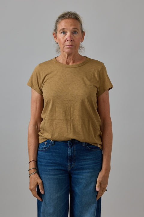 T-Skjorte - The Slub Tee Khaki