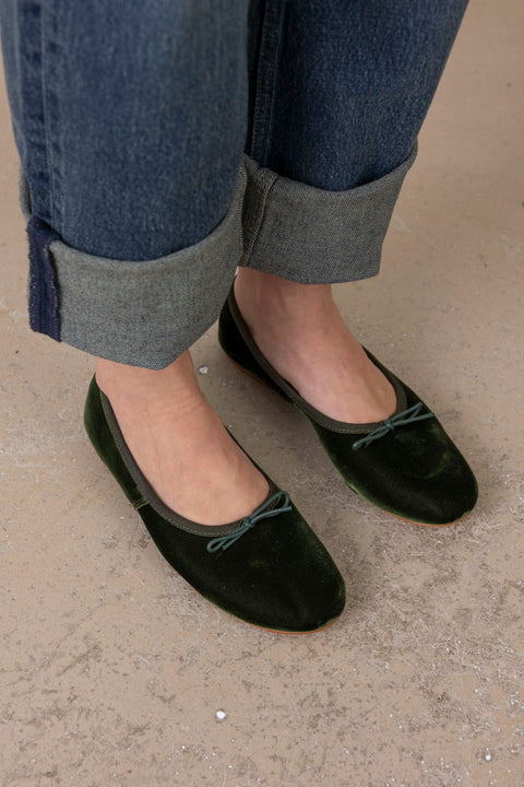 Ballerina - Volcano Velvet Verde Bosco
