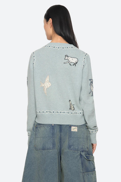 Cardigan - Windslow Craft L/SLV Cardigan Blue