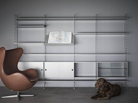 Skap - Skyvedører 78x20x37 Hvit
