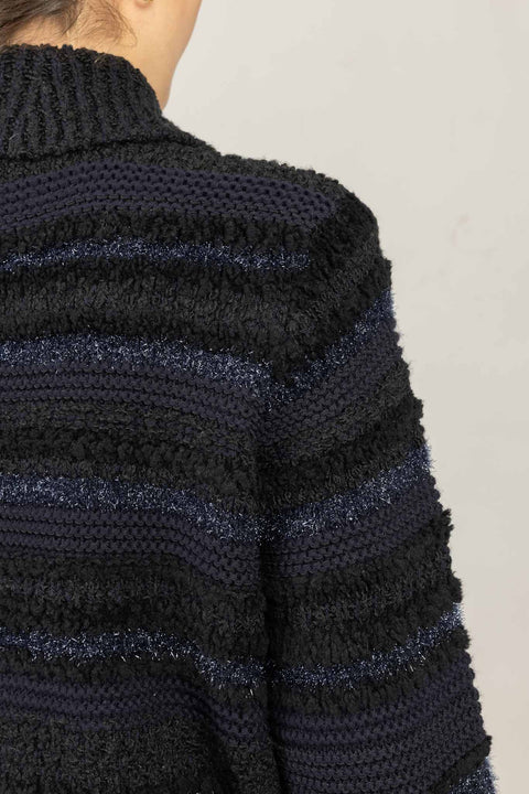 Cardigan - Bold Structures Midnight Sky Tweed