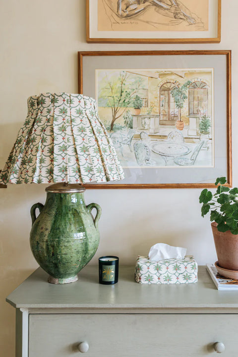 Lampeskjerm - Palm Grove Dia35cm Grasshopper