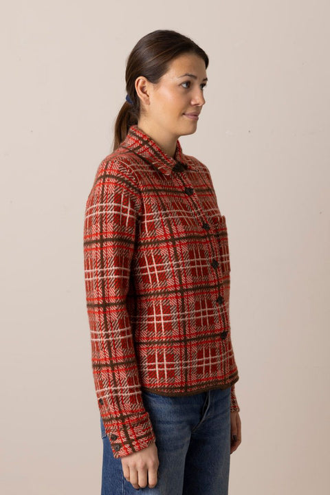 Jakke - Dylan Plaid Shirt Chili Combo