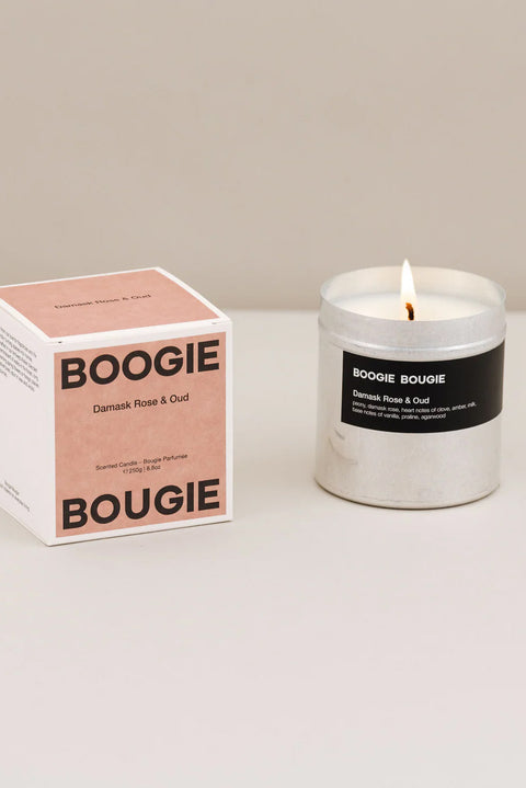 Duftlys - Damask Rose & Oud 250g