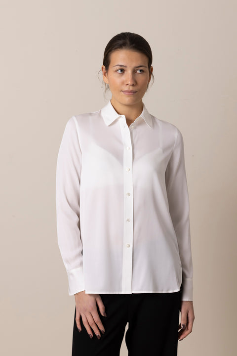 Bluse - Slim Fitted Blouse Optic White