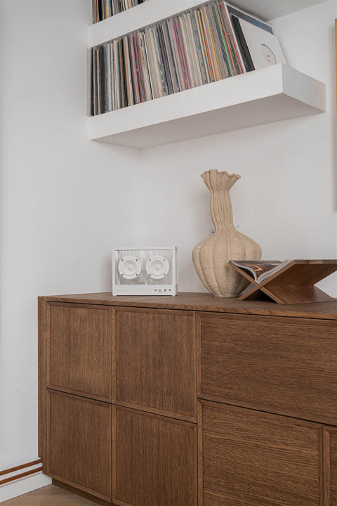 Høyttaler - Small Transparent Speaker White