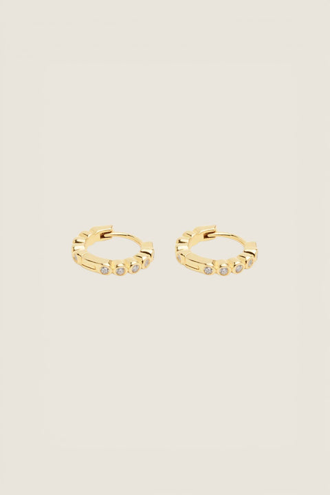 Øreringer - Oda Mini Hoops Gold