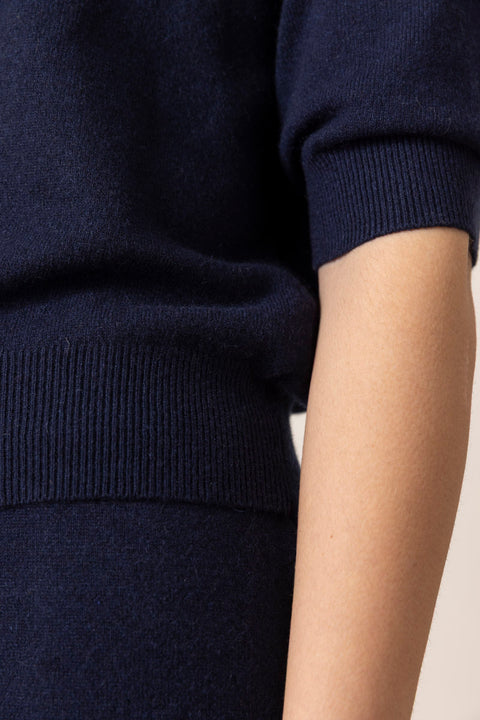 Genser - Short Sleeve Crewneck Night