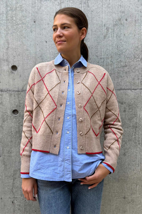 Cardigan - Auguste NO233 Arlequin Cord