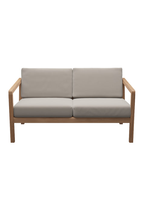 Utesofa - Virkelyst 2-Seter Teak/Papyrus