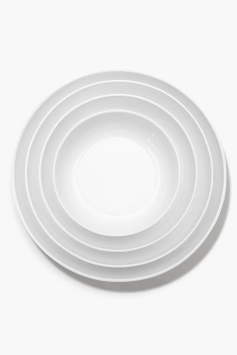 Tallerken - Base Deep Plate M White