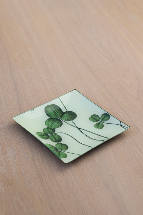 Glassfat - Decoupage Clover Un Vide