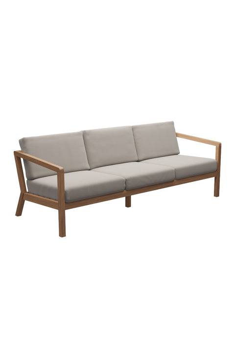 Utesofa - Virkelyst 3-Seter Teak/Papyrus