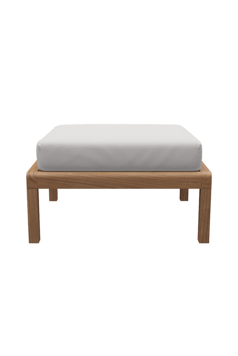 Fotskammel - Virkelyst H43cm Teak/Cloud White