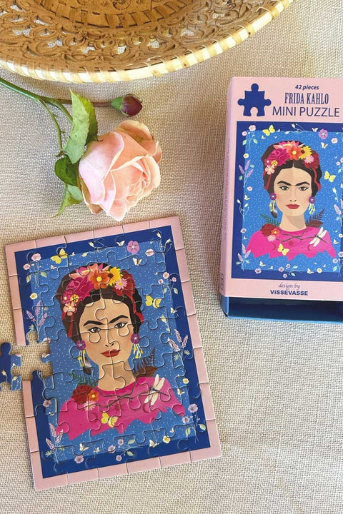 Puslespill - Mini Puzzle Frida Kahlo