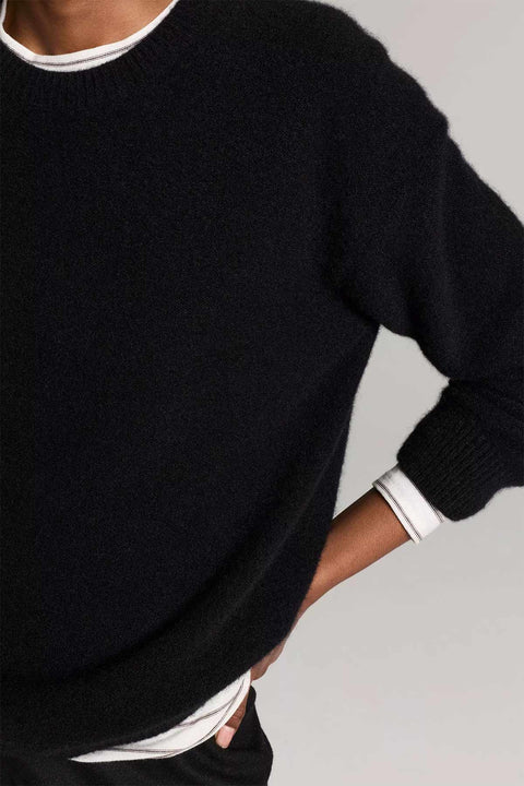Genser - Boiled Cashemere Crew Black