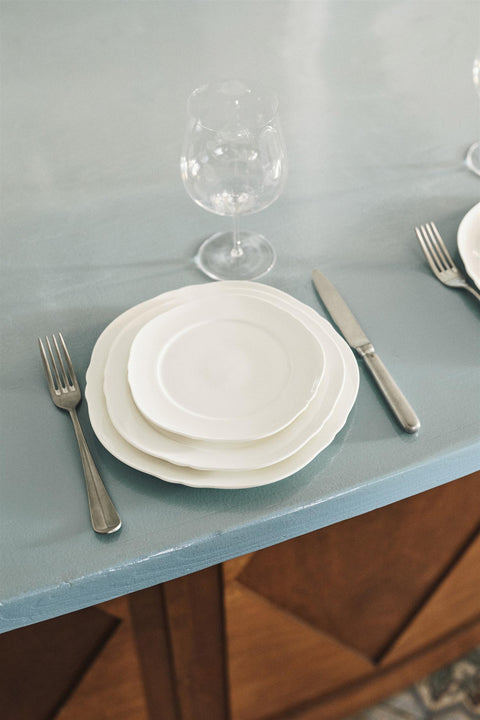 Tallerken - Silhouette S White