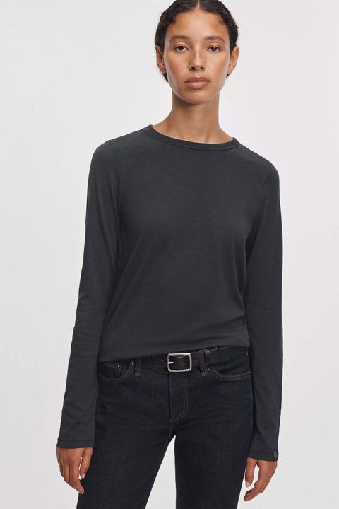 Genser - The Slub Longsleeve Black