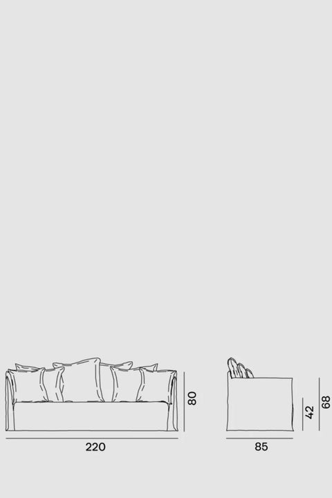 Sofa - Ghost 12 Terre de Lin Alizee