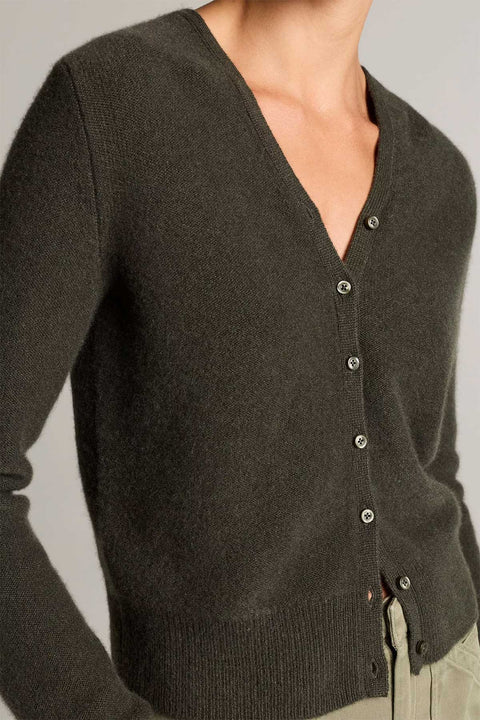Cardigan - Boiled L/S Dark Moss
