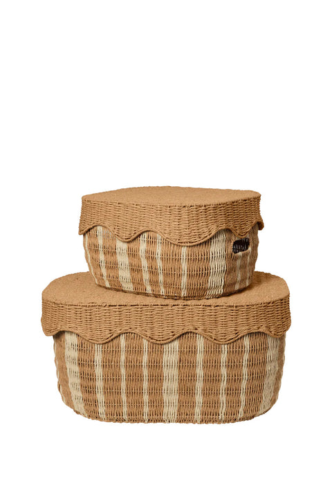 Kurver - Rivan Storage Baskets 2pk Natural/Off-White