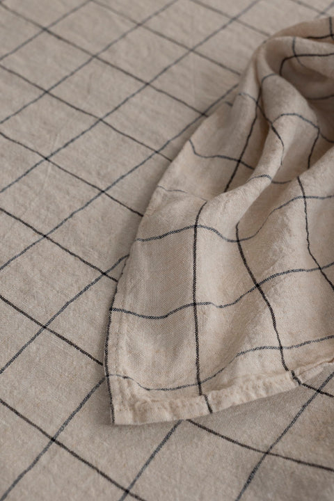 Duk - XL Checks Sand