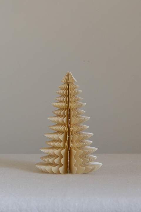 Julepynt - Honeycomb Tree Wispwood H18cm Shell