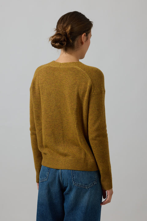 Cardigan - Boxy Turmeric