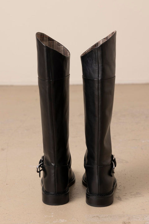 Sko - Hayden Riding Boot Black
