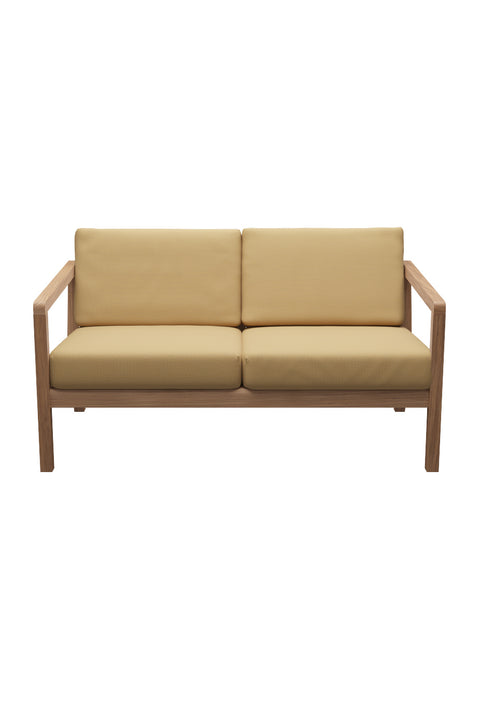 Utesofa - Virkelyst 2-Seter Teak/Honey Yellow